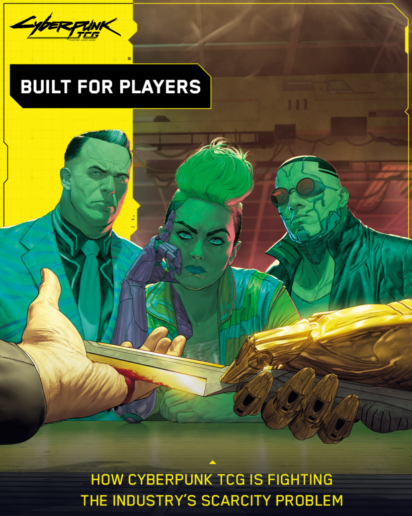 Cyberpunk TCG WeirdCo gegen Knappheit und Scalper