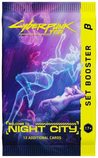 Cyberpunk TCG Beta Booster Display