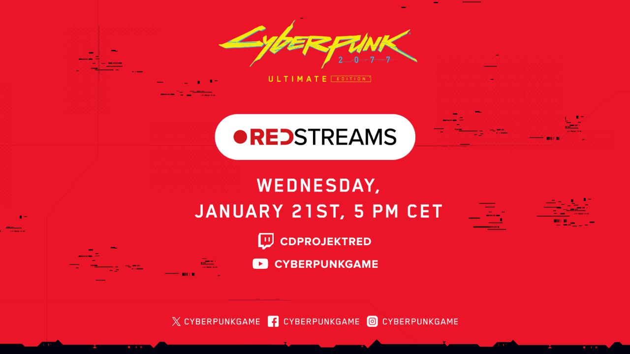 Cyberpunk TCG - REDstream Ankuendigung mit WeirdCo Team (Quelle: CDPR/REDstreams)