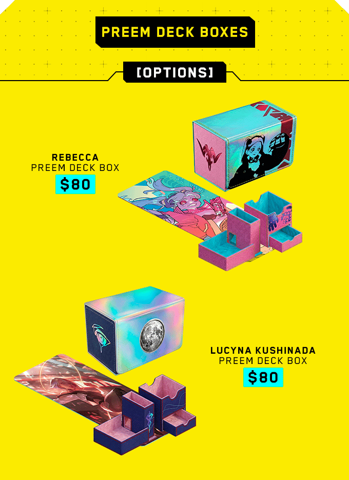 Premium Deck Boxes mit Rebecca und Lucy