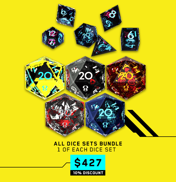 Cyberpunk TCG All Dice Bundle