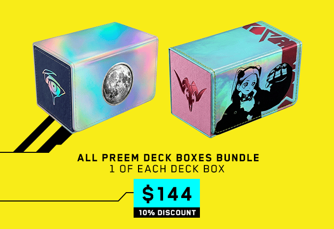 Cyberpunk TCG All Premium Deck Boxes Bundle
