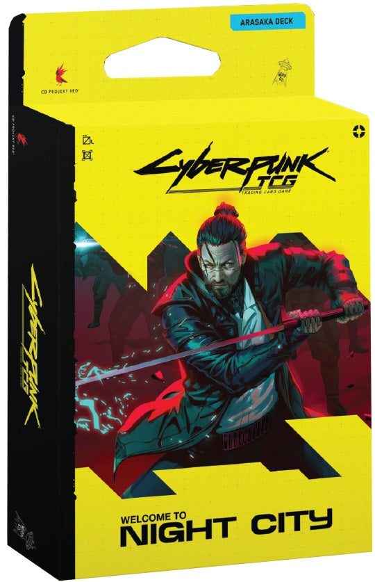 Cyberpunk TCG Welcome to Night City - Embracing Power Starter Deck Produktbild (Quelle: WeirdCo/cardcastergames.com)