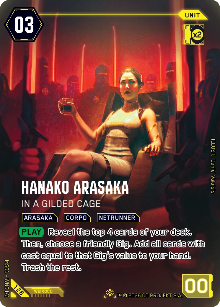 Hanako Arasaka - Epic Rare