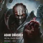 Adam Smasher Metal Over Meat Secret Rare Cyberpunk TCG