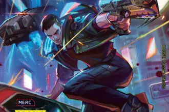V – Streetkid Legend-Karte aus dem Cyberpunk TCG (Quelle: cyberpunktcg.com / netdeck.gg)