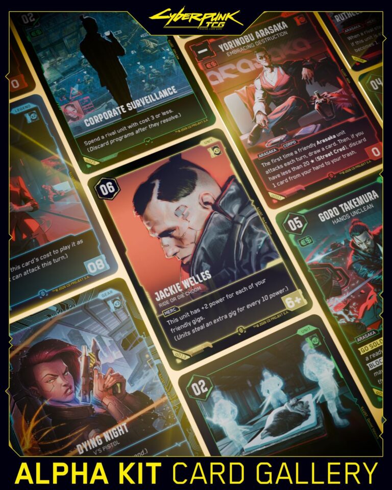 Cyberpunk TCG - Alpha Kit Card Preview (Quelle: cyberpunktcg.gg)