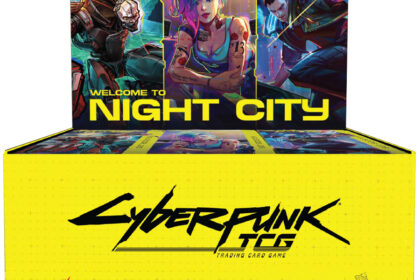 Cyberpunk TCG Welcome to Night City Retail Booster Display (Quelle: GTS Distribution)