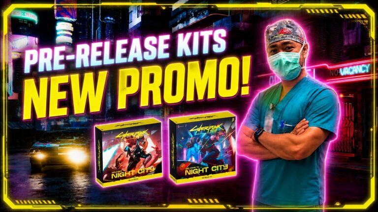 Cyberpunk TCG - BackerKit und Pre-Release Kit Ankündigung (Quelle: YouTube/Cyberpunk TCG Community)