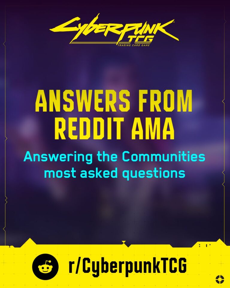 Cyberpunk TCG Reddit AMA — WeirdCo beantwortet Community-Fragen (Quelle: CyberpunkTCG.gg)