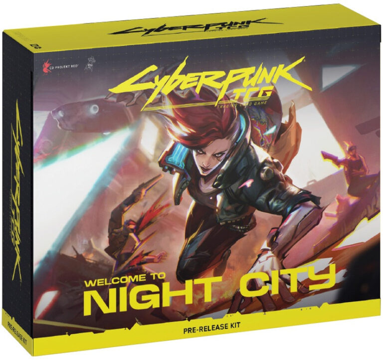 Cyberpunk TCG Pre-Release Kit Welcome to Night City (Quelle: WeirdCo)