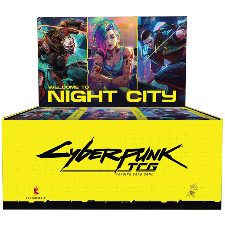 Cyberpunk TCG Welcome to Night City Booster Box (Quelle: 401 Games / WeirdCo)