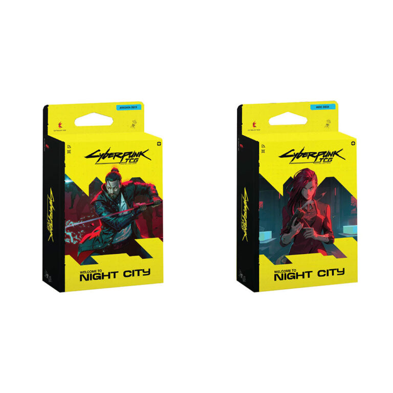 Cyberpunk TCG Starter-Decks: The Heist und Embracing Power (Quelle: WeirdCo/SoleSavy)