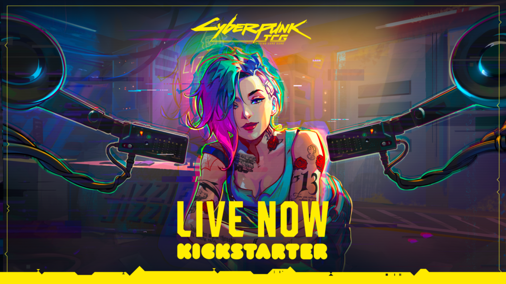 Cyberpunk TCG - Welcome to Night City Kickstarter Key Art (Quelle: CD Projekt RED)