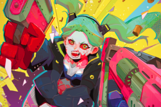 Cyberpunk TCG - Rebecca: Having a Moment Foil-Promo Artwork (Quelle: WeirdCo/CDPR)