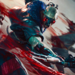 Cyberpunk TCG - Beta Kit Mantis Blades Promo-Karte aus dem Beta-Event-Kit (Quelle: WeirdCo / cyberpunktcg.com)