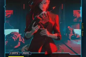 Cyberpunk TCG - Legend-Karte V: Corporate Exile mit dem Keyword Go Solo (Quelle: offizieller Kartenindex, cyberpunktcg.com)