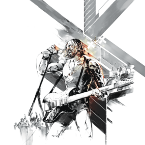 Cyberpunk TCG - Legend-Karte Johnny Silverhand: Rocking Renegade, enthuellt auf der Gen Con 2026 (Quelle: WeirdCo)
