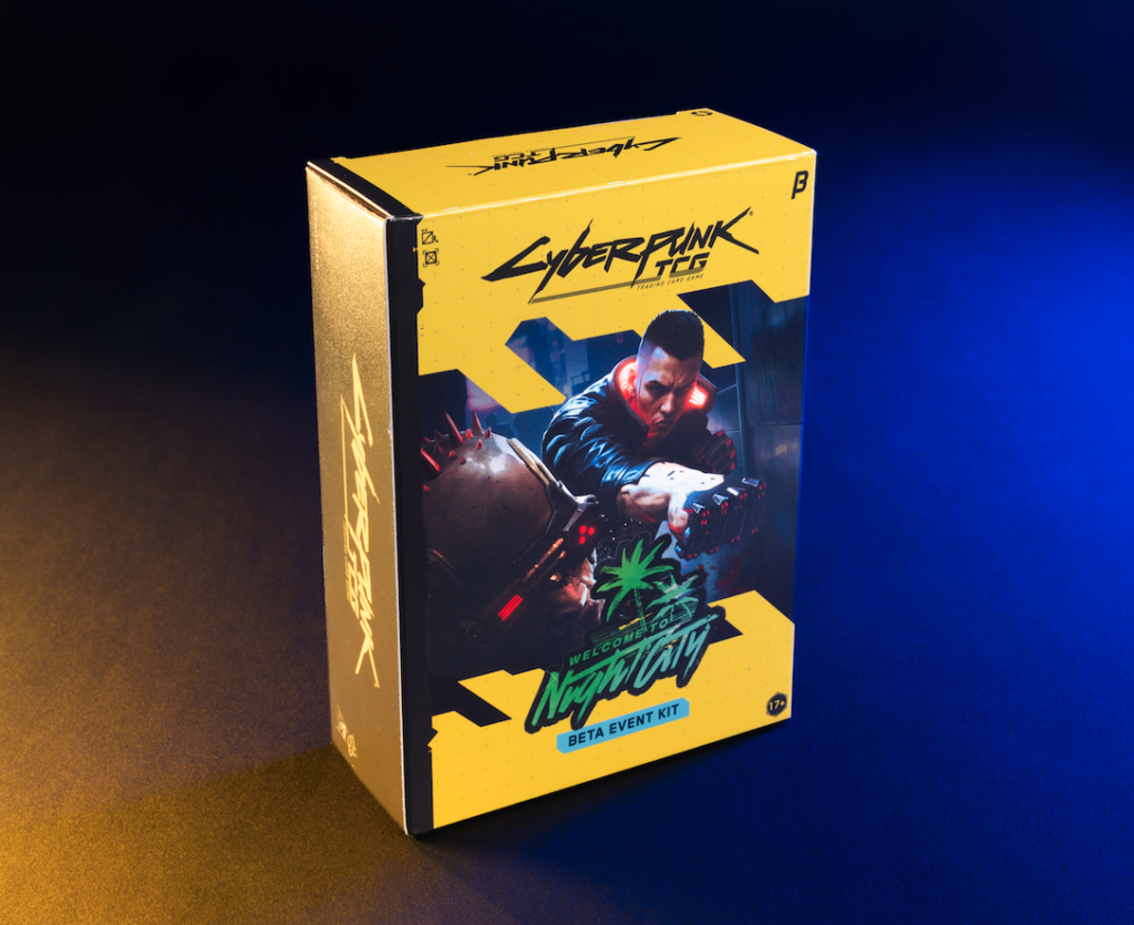 Cyberpunk TCG - Beta Event Kit Box Artwork (Quelle: WeirdCo / cyberpunktcg.com)