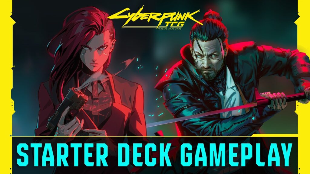 Cyberpunk TCG - Starter-Deck-Gameplay: The Heist gegen Embracing Power (Quelle: Cyberpunk TCG auf YouTube)