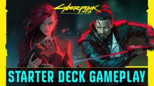 Cyberpunk TCG - Starter-Deck-Gameplay: The Heist gegen Embracing Power (Quelle: Cyberpunk TCG auf YouTube)