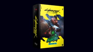 Cyberpunk TCG Beta Event Kit - Werbemotiv zu den Beta-Events im September (Quelle: Holocafe Duesseldorf / WeirdCo)