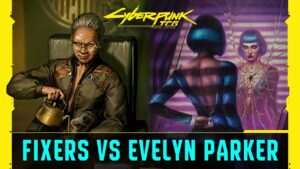 Cyberpunk TCG - Gameplay-Video mit Evelyn Parker (Quelle: offizieller Cyberpunk TCG YouTube-Kanal)