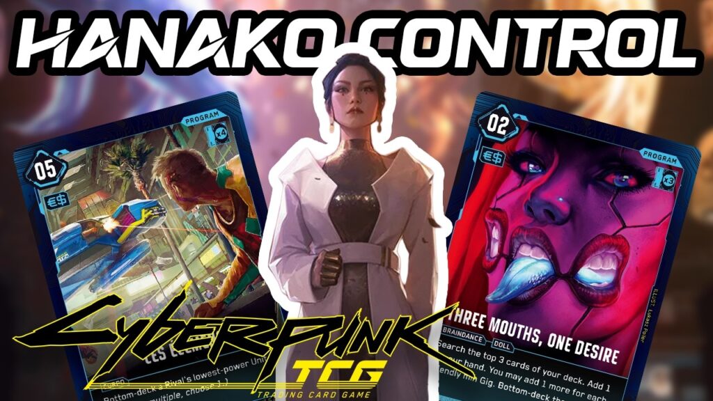 Cyberpunk TCG - KP Cyberpunk Deck Tech zu Blau-Blau-Grün (Quelle: YouTube KP Cyberpunk)