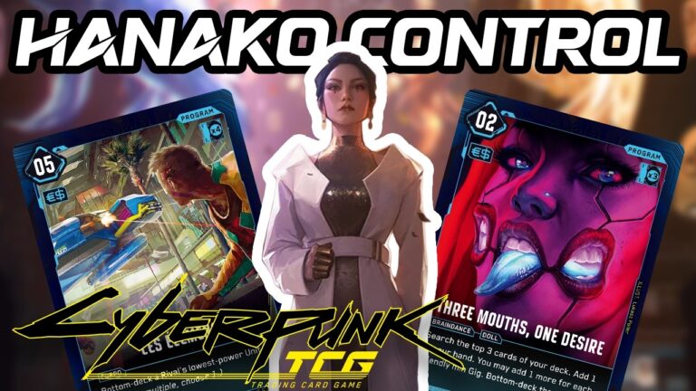 Cyberpunk TCG - KP Cyberpunk Deck Tech zu Blau-Blau-Grün (Quelle: YouTube KP Cyberpunk)