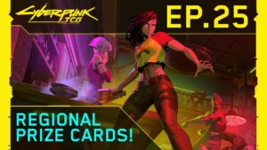 Cyberpunk TCG - Cyberdeck Podcast Episode 25 zur Edgerunner Open Regional Preisausstattung (Quelle: WeirdCo / YouTube)