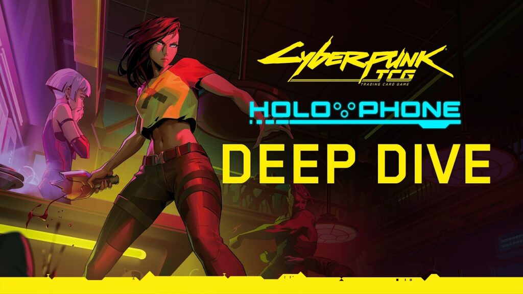 Cyberpunk TCG - Holophone Deep Dive mit CD PROJEKT RED (Quelle: Cyberpunk TCG YouTube)