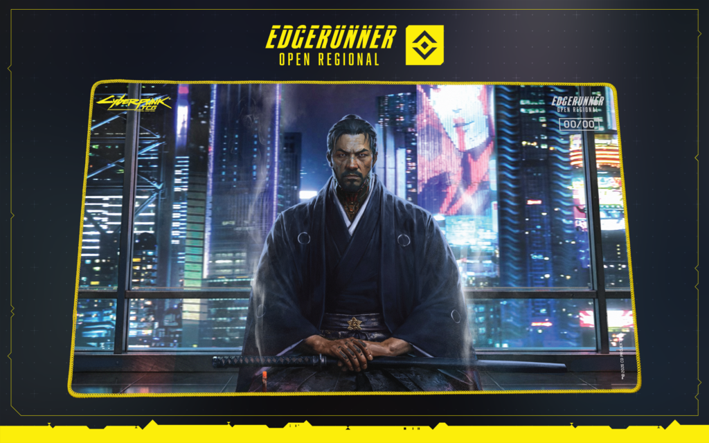 Goro Takemura Playmat, Edgerunner Open Regional