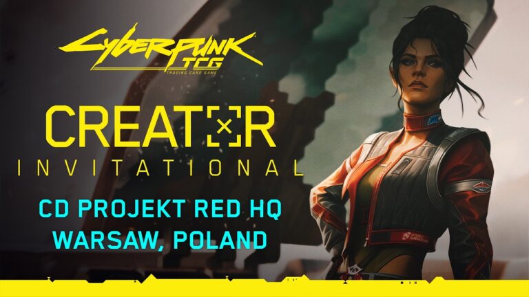 Creator Invitational im CD PROJEKT RED HQ: Livestream-Thumbnail des Cyberpunk-TCG-Sealed-Turniers